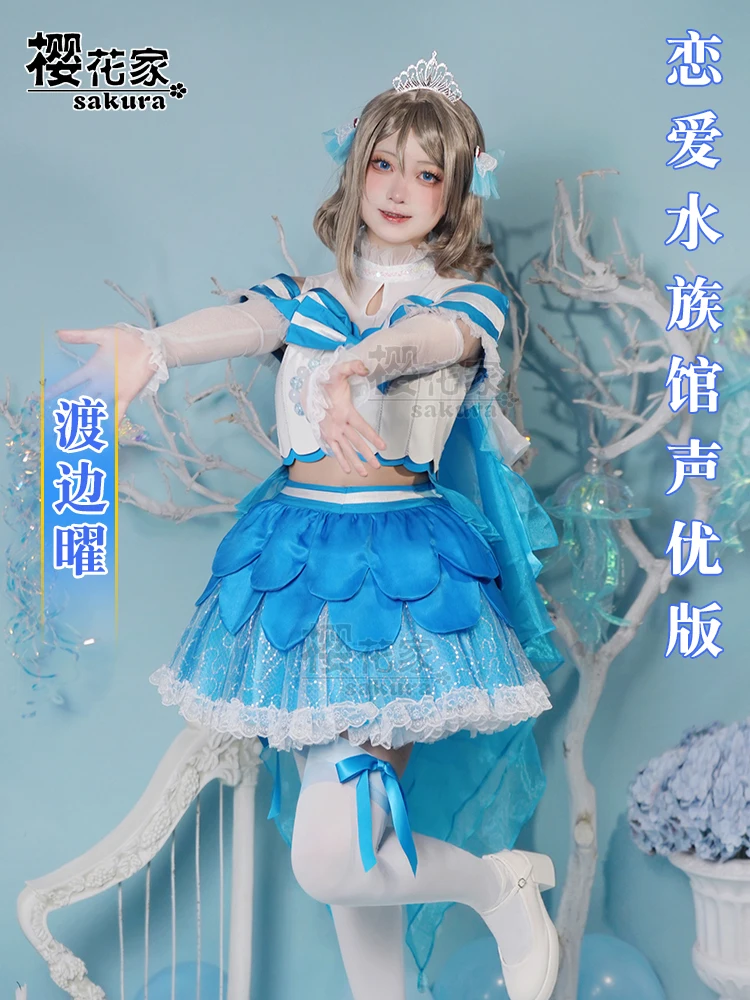 

LoveLive Sunshine Aqours AQUARIUM Cosplay Takami Chika Sakurauchi Riko Kurosawa Dia Cosplay Costumes Christmas Costumes Cosplay