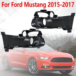 Front Bumper Fog Light Cover Foglamp Grille Headlight Frame Protect Car Accessories For Ford Mustang 2015 2016 2017 FR3Z17E810AA