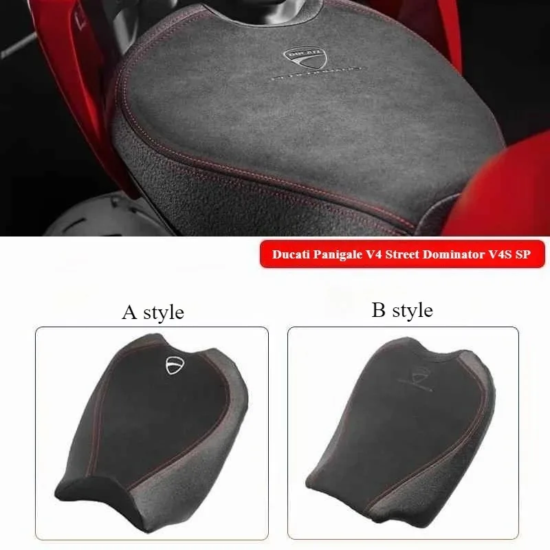 For Streetfighter/Panigale V4 V4S Modified Height Adjustable Complete Seat Assembly Front & Rear Motorcycle Seat Cushion