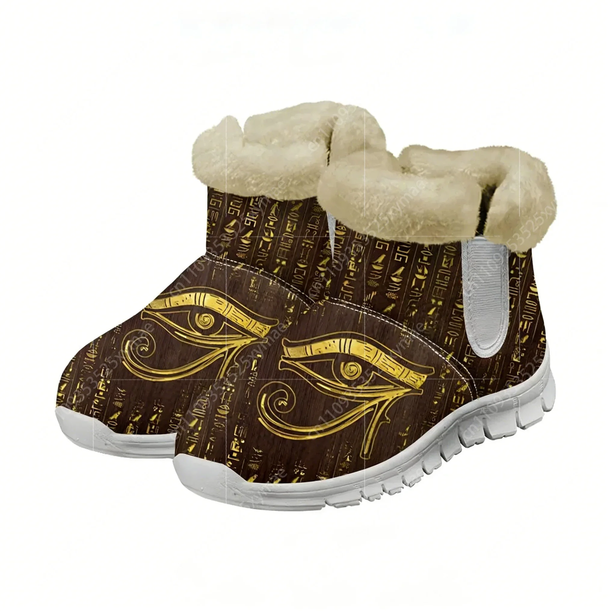 

Зимние ботинки Horus Egyptian God Eye of Egypt для мужчин, женщин и подростков, теплые, повседневные, легкие, спортивные кроссовки для пар, индивидуальный дизайн