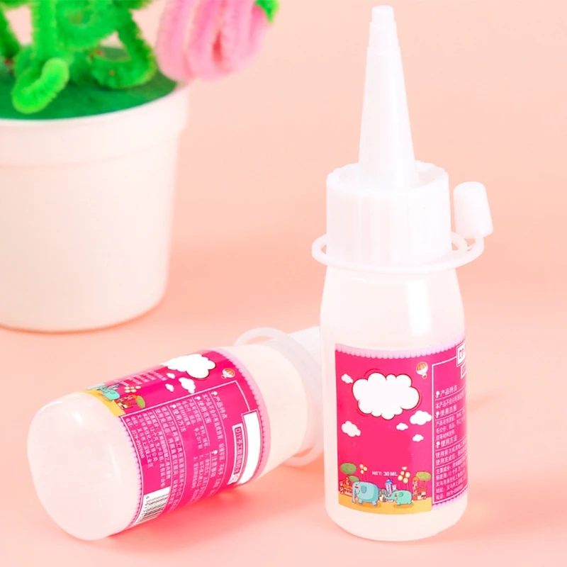 Multi-purpose Liquid 30ml Art Craft Drying Fast Clear Fit for DIY Scrapbooking Kindergarten Manual Works