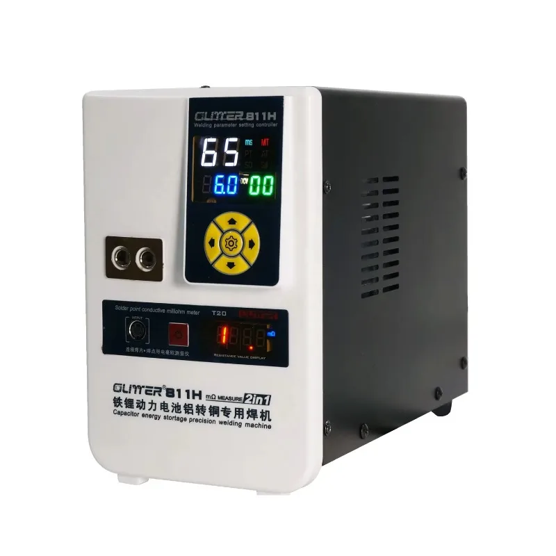 

811H Energy Storage Battery Spot Welding Machine 42KW Max Weld 0.45mm Copper Lithium for Outdoor Power Supply Battery with 73B