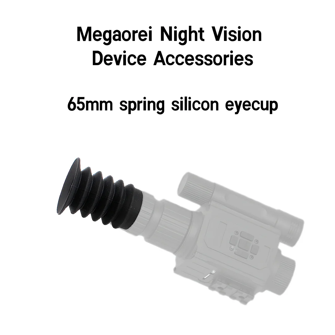 

Силиконовая чашка для глаз 65 мм для монокуляров NIghtCrystal M4 Megoarei M5 NK008, регулируемая диоптрийная линза