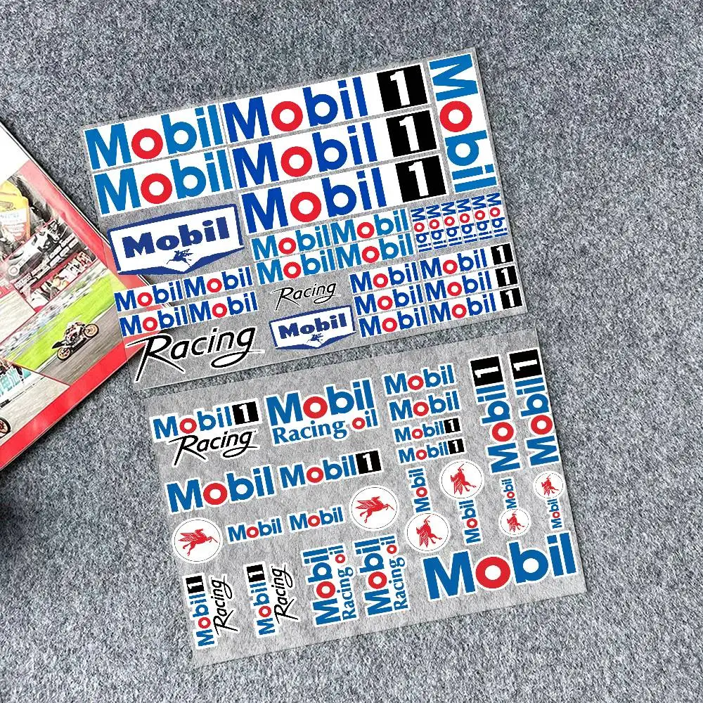 For MOBIL Vinyl Decal Stickers for Car, Motorcycle, Bumper, Window, Laptop & Wall Tuning Accessories