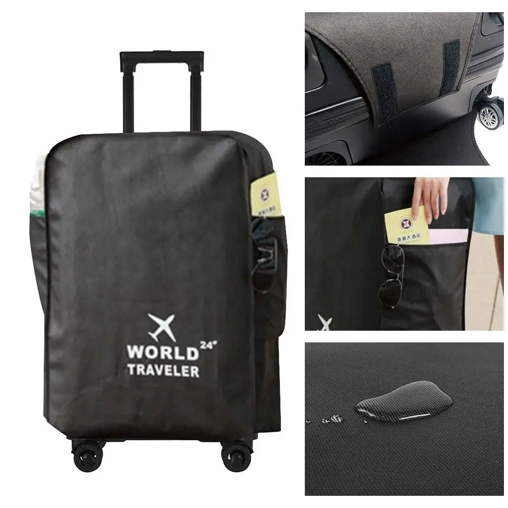 20-30 Inch Travel Luggage Cover Dustproof Waterproof Luggage Protector Cover Wear Resistant Suitcase Protector Cover Luggage