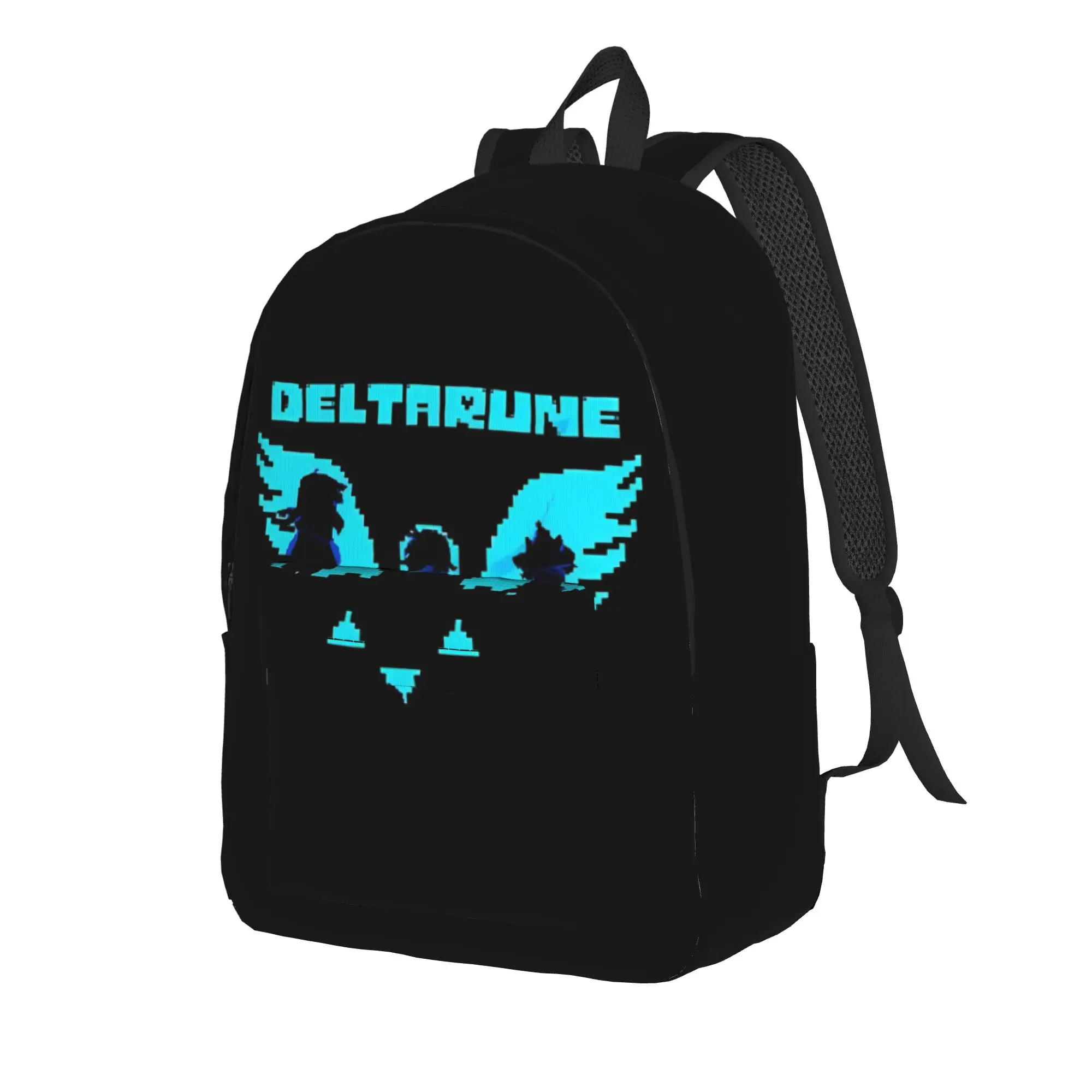 Back to school season Portable Gothic Fantasy Creature  Handbag Deltarune Unisex Storage Bag Backpack