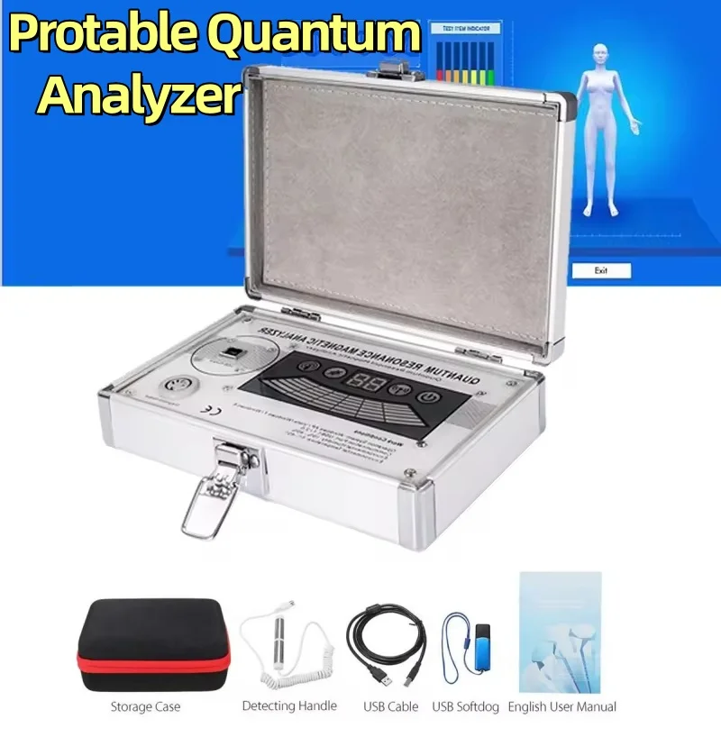Neuestes Nadusnavutti Santotowährung Quantum Magnetic Resonance Health Analyzer Neue Version Körperanalysator Geräteprüfset mit 54 Berichten