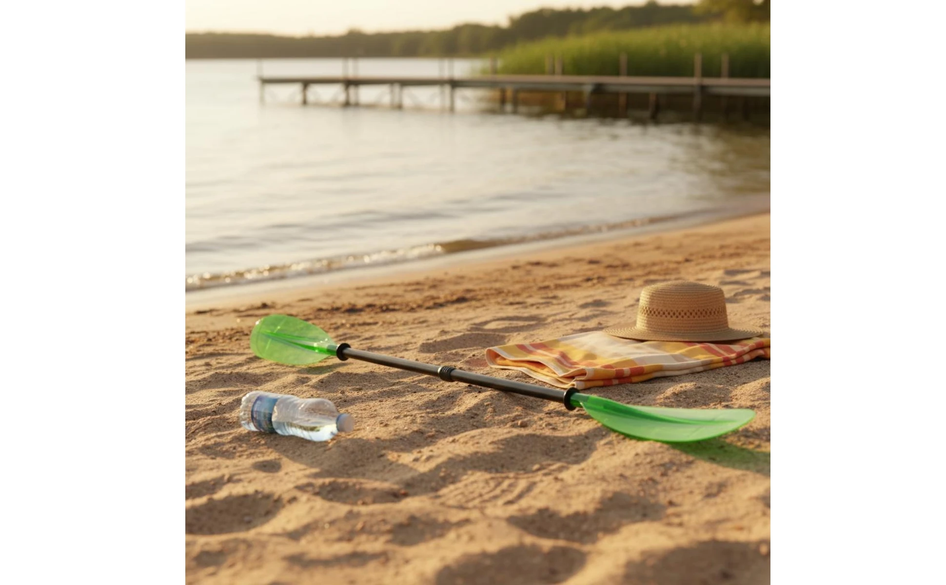Two-Piece Kayak Paddle High-Strength Adjustable Kayak Paddle Water Sports Gear Corrosion-Resistant Detachable for Kayaking