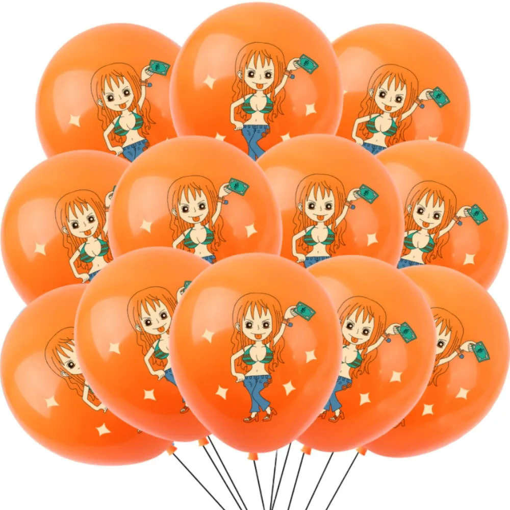 12–60 Stück One Piece Anime-Latexballons, 12 Zoll, Cartoon-Charakter-Ballons, Kindergeburtstag, Party-Dekoration, Babyparty, Festival, Su – Detail 4