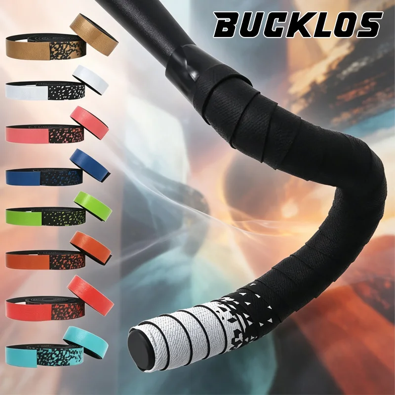 Road Bicycle Handlebar Tape Cork Shock Absorbing Gravel Bike Handle Bar Damping Wrap Anti-slip PU+EVA Bar Belt Cycling Parts