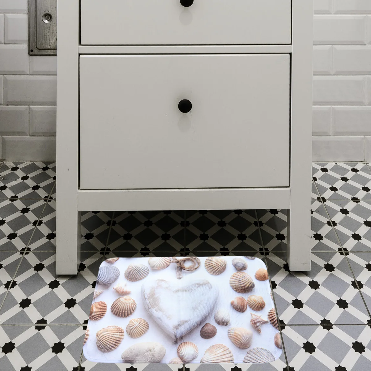 

Non-Slip Floor Mat Thick Door Mat For Bathroom Kitchen Living Room Bedroom Washable Area Rug Skid-Proof