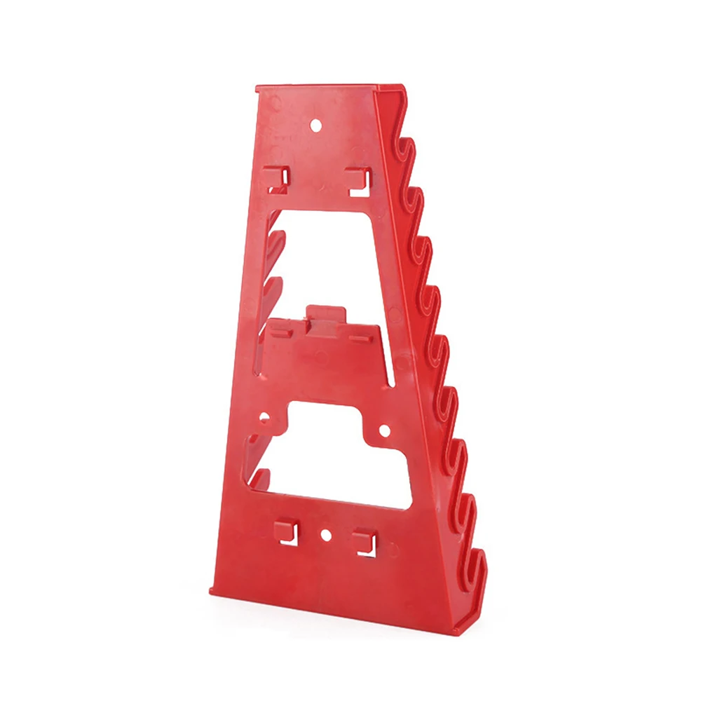 Plastic Storage Tools Wrench Spanner Sorter Holder Wall Mounted Tray Rack Storage Organizer Household Socket Tool Organizer