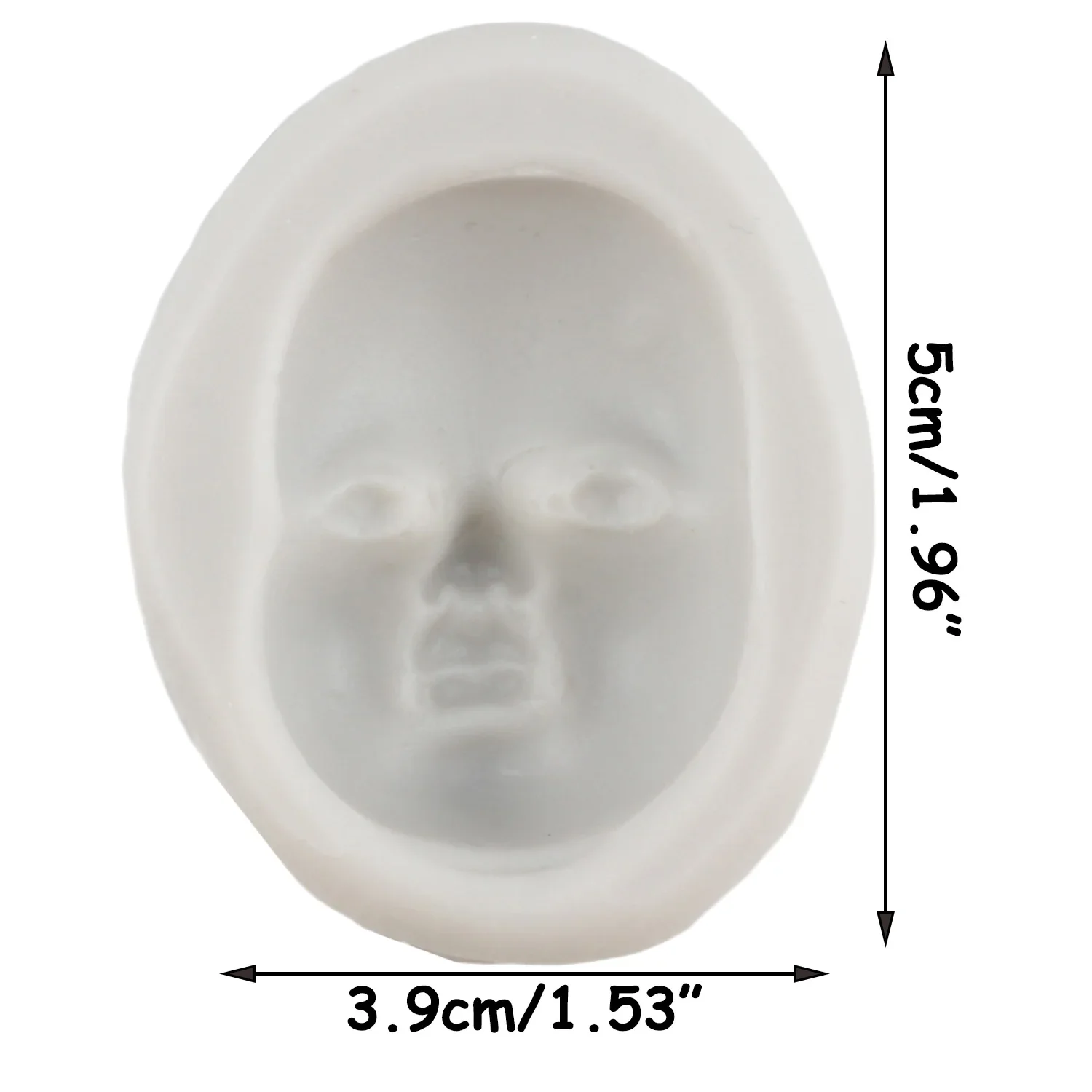 DIY Baby Face Silicone Mold Cake Fondant Molds Cake Decorating Tools Mask Chocolate Gumpaste Mould Candy Polymer Clay Resin Mold