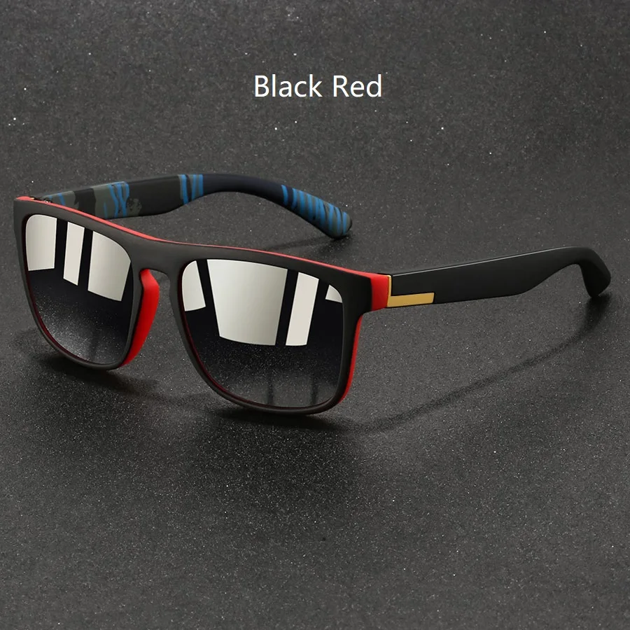 Modische Vintage Quadratische Sonnenbrille für Männer und Frauen Angeln Fahren Luxus Marken-Designer Sonnenbrillen Retro Eyewear – Detail 12