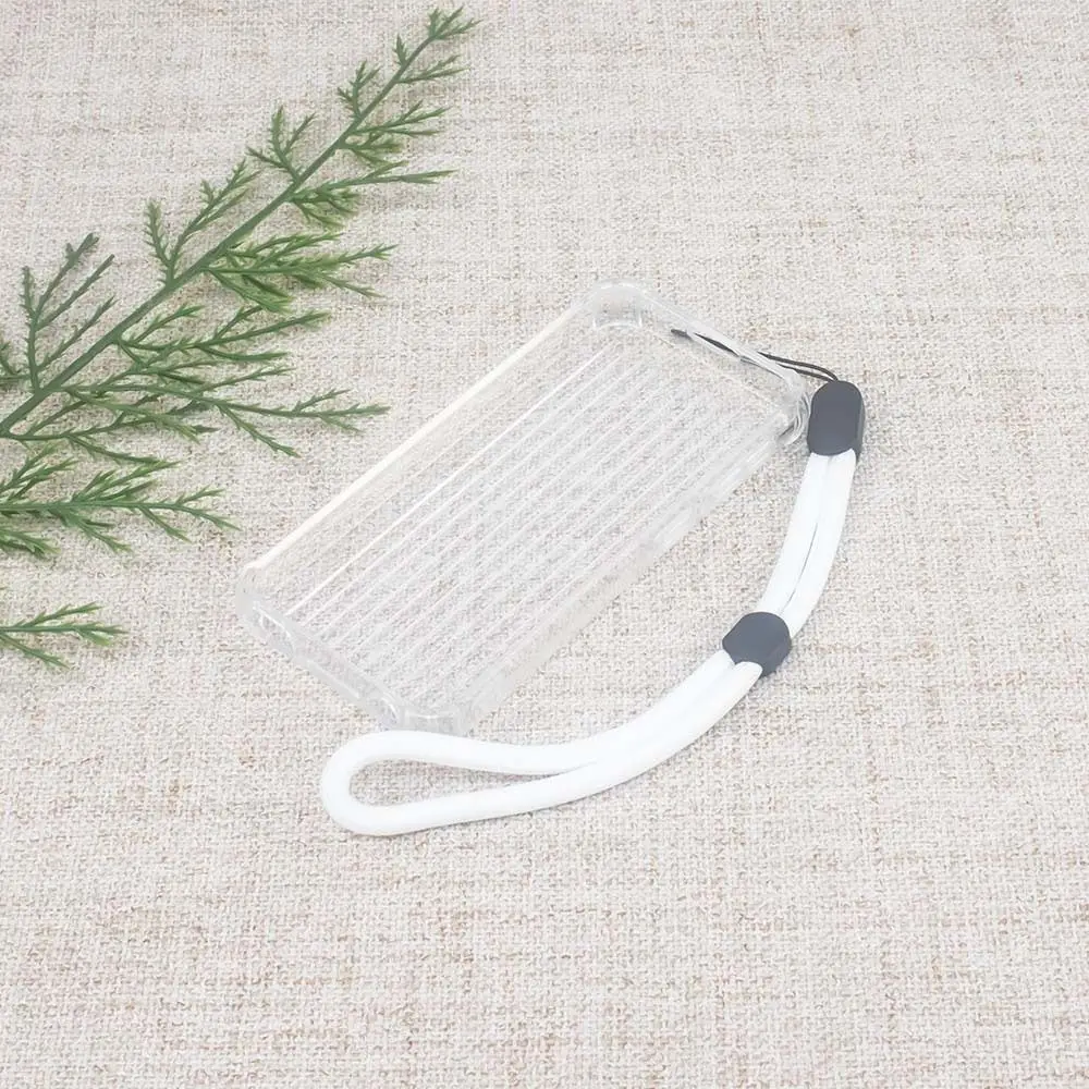 TPU MP3 Player Case Transparent Shock Resistant MP3 Player Cover Dust Resistant Raised Edges Portable Audio Case for AGPTEK M3