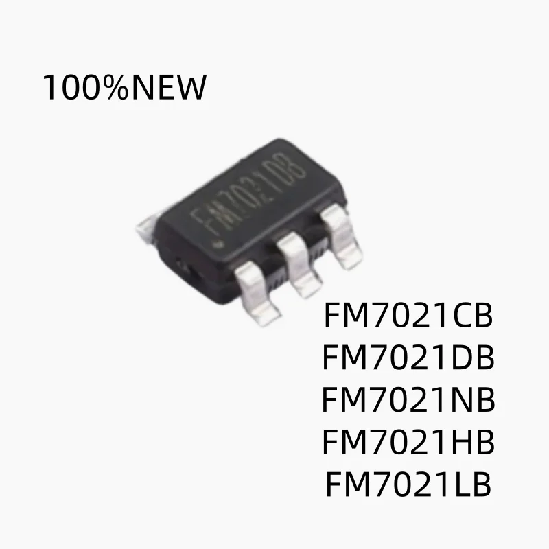 (50Pcs) 100% New Fm7021Cb Fm7021Db Fm7021Nb Fm7021Hb   Fm7021Lb Sot23-6 Dual-Section Lithium Battery Protection Chip Ic