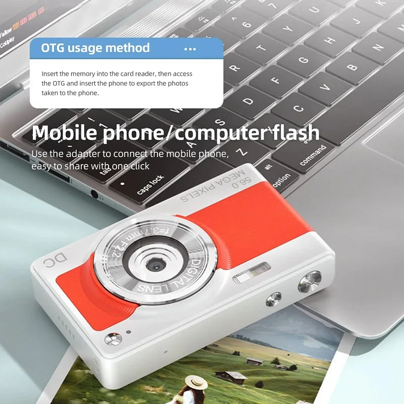 

Digital Video Camera 1080P Digital Camera Camcorder 56MP 2.88 Inch IPS Screen 8X Digital Zoom AF Christmas Gift for Kids Teens