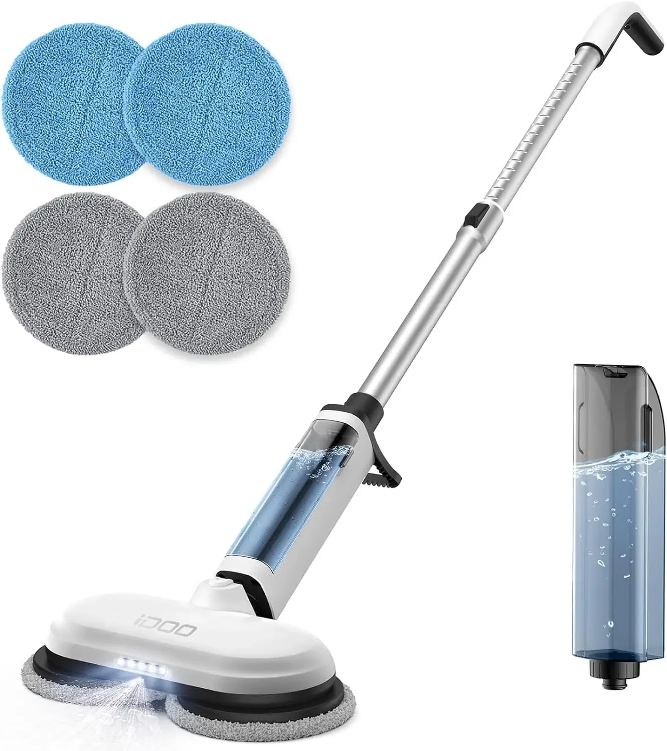 Cordless Electric Mop, Power Spin Mops for Floor Cleaning, Hardwood Floor Scrubber Cleaner Machine for Tile, Laminate, Viny