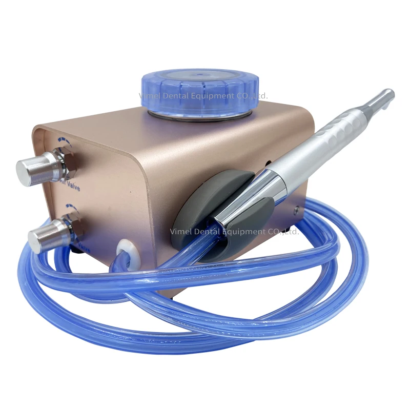 Portable Sandblasting Machine Anti-blocking Sand Design Dental Air Prophy Jet Unit for Dental Lab Clinic