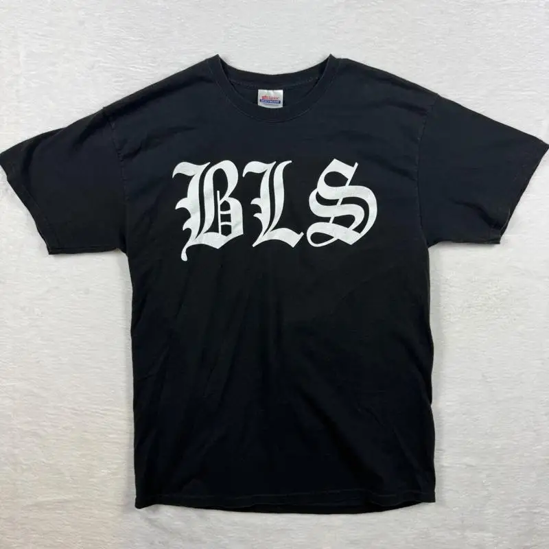 Футболка Vtg Black Label Society Zakk Wylde, двусторонняя мужская футболка с логотипом Bls и черепом, большая