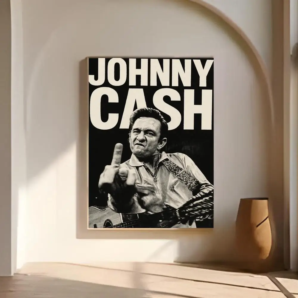 Music - J-Johnnys Cashs Poster Canvas Wall Art Poster for Bedroom Living Room Home Decoration