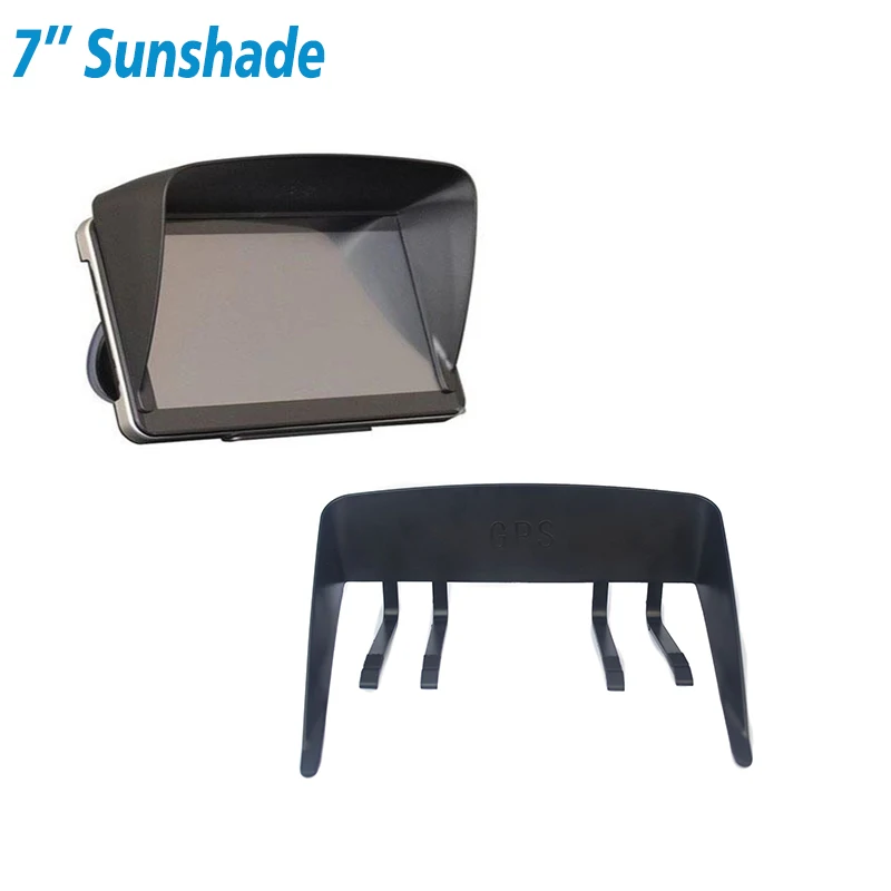 7 inch Car GPS Navigation Sunshade  Accessories parts lens hood Sun Shield Gps sunshine Umbrella navigator