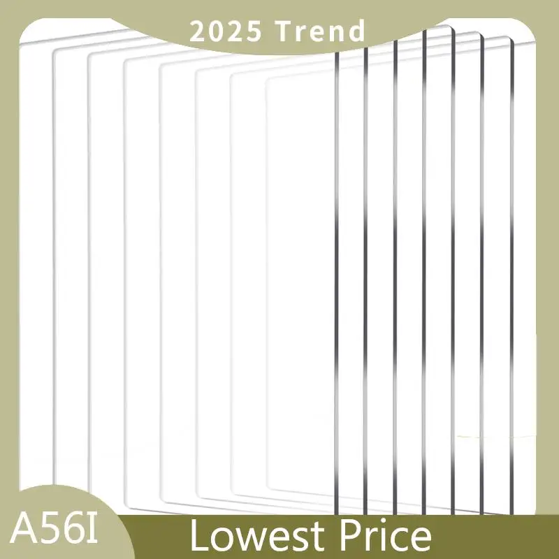 

Набор из 8 стандартных прозрачных акриловых пластин для вырубки и тиснения (для рукоделия)