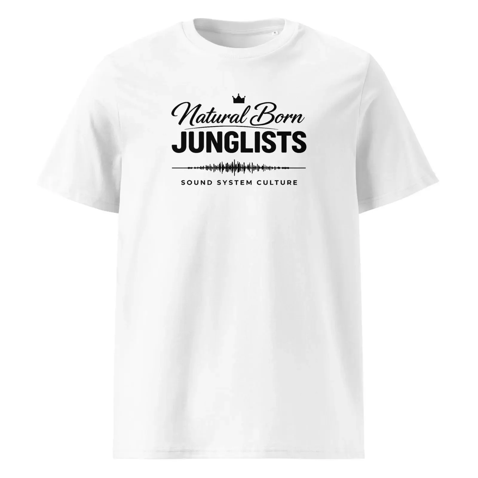 Junglist Sound System Culture Organic Cotton T Shirt Rave Drum and Bass DJ Music Festival vintage Washed Stylish