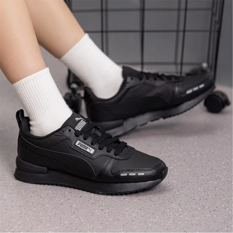 PUMA Black Warrior Men's and Women's Shoes - New Style Casual Sneakers with Breathable Design - 374127-01