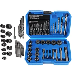 Damaged Screw Extractor Accessory Hand Tools Kit Bolt Nut Remover 26Pcs/Set Car Repair Tool Kit Bolt Nut Removal Socket Tool