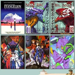 G-Genesis Poster Art Self-adhesive Art Small Poster HD Quality Wall Art Painting Study Wall Decoration N-NeonS E-Evangelion