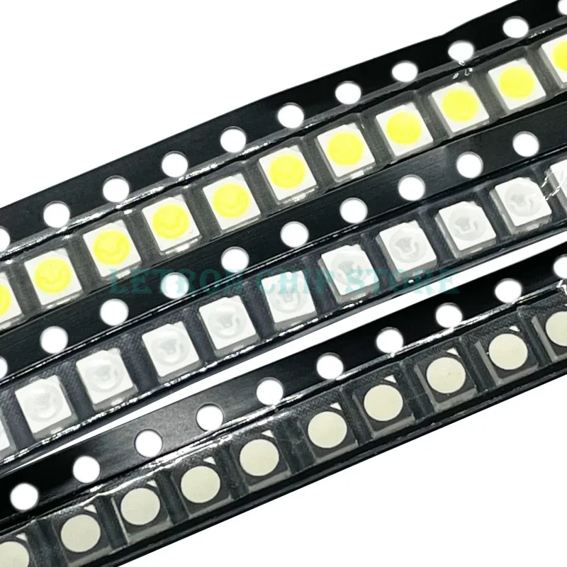 100pcs Super Bright 3528 1210 SMD LED Red Green Blue Yellow Warm Cool White RGB Pink UV Orange LED Diode 3.5*2.8*1.9mm