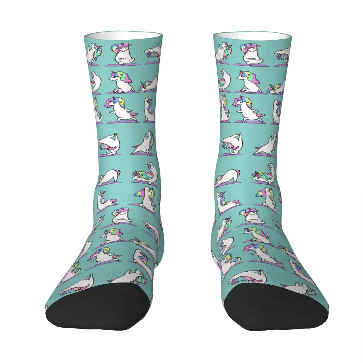 

Unicorn Yoga Socks Harajuku Super Soft Stockings All Season Long Socks Accessories for Man's Woman's Birthday Present