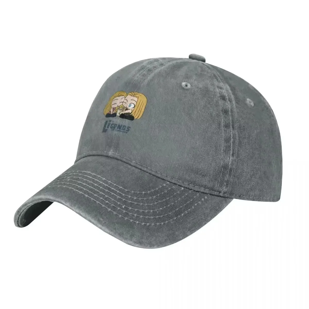 Stay Hydrated Cute Tea Graphic Baseball Cap Unisex Washed Denim Distressed Hat Adjustable Streetwear Sun Protection Headwear