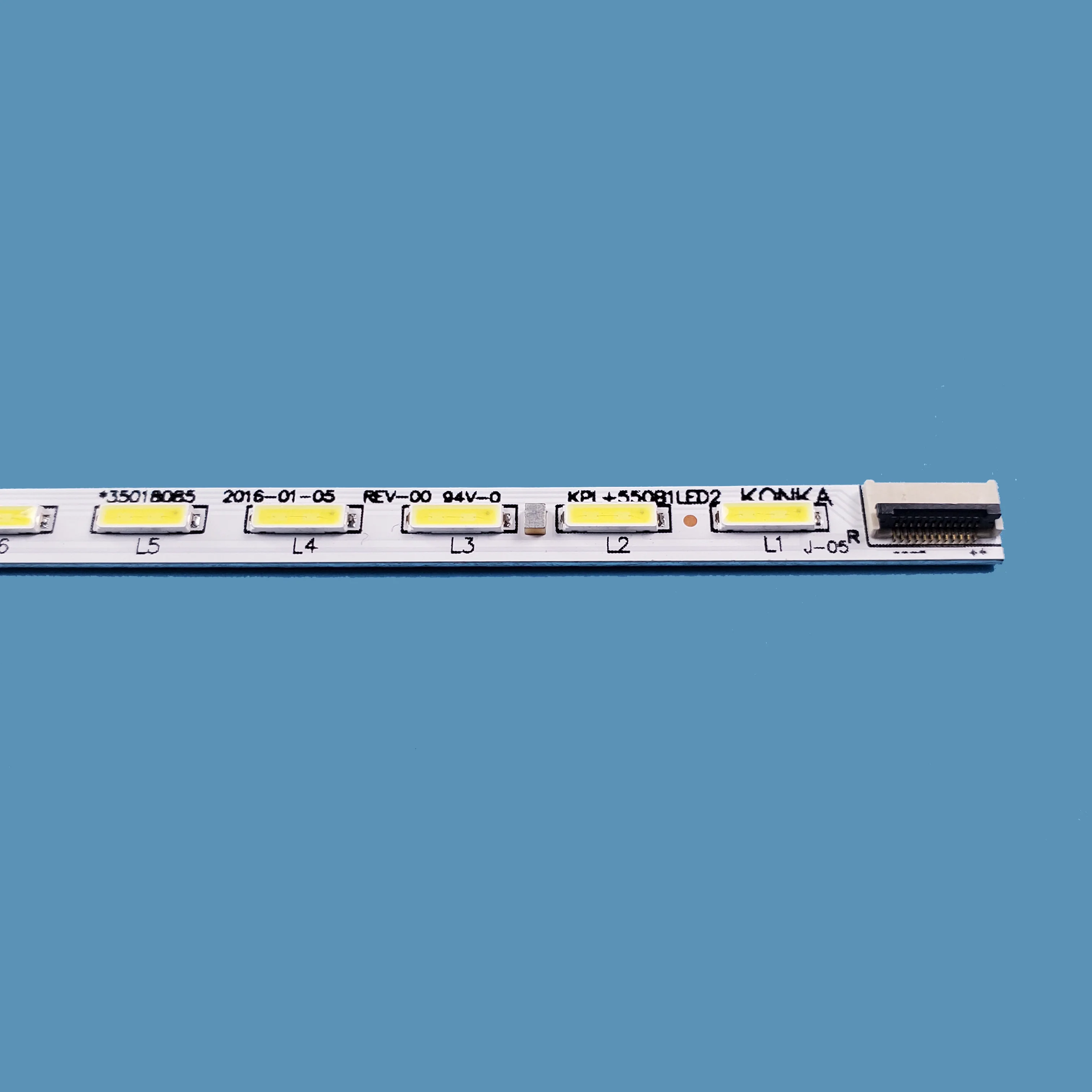 2PCS TV Backlight Strips Lights KPL+550B1LED2 L+R For LED55M5580AF LED55R5500PDF LED55X8100PDE LED55F5590AF Backlight TV LED