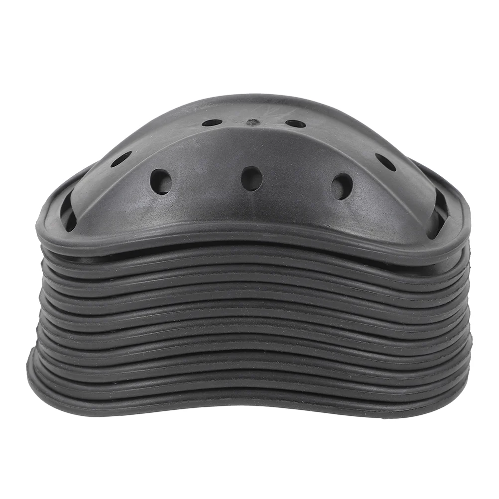 

15 Pcs Protector Chin Rest Cups Buttress Pads for Soccer Black Hard Hat Guard Baseball