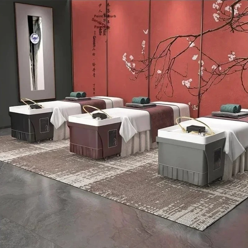 

Portable and Movable No Need To Connect Pipes Water Circulation with Minimalism Steam Fumigator Head Spa Equipment Hair Salon