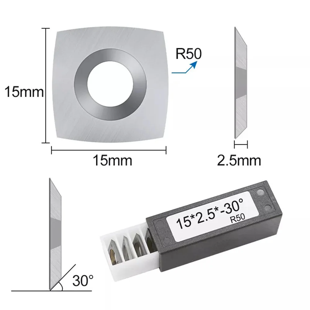 Tungsten Carbide Cutting Edges for Enhanced Performance in Wood Turning Tasks Comes with Necessary Screws and Wrench