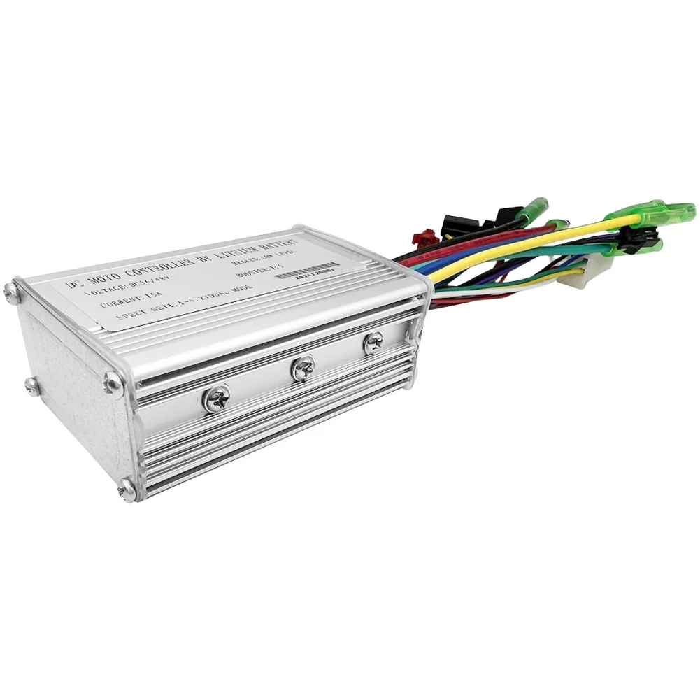 

Brushless Hub Motor Controller for Ebike 15A 36V 48V Compatible with LCD Displays with Front Light Power Assist Magnet