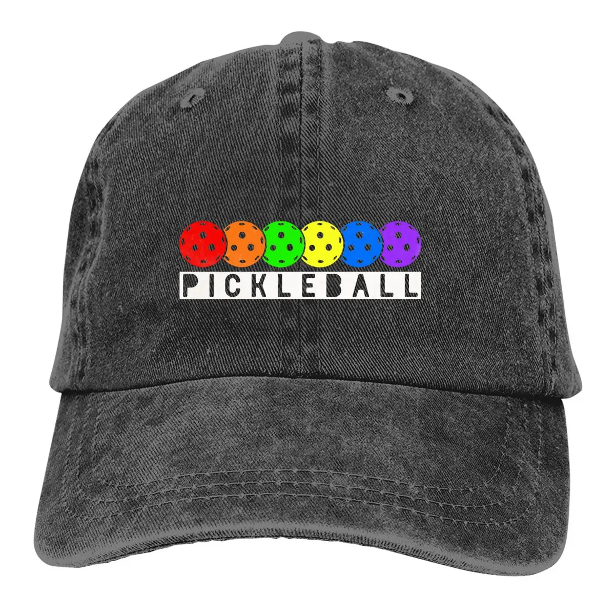 

Pure Color Dad Hats Funny Pickleball Player Women's Hat Sun Visor Baseball Caps Dink Responsibly Peaked Cap