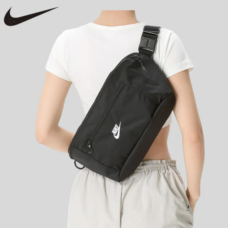Nike Functional Wind Crossbody Breast Bag Men's and Women's Sports and Leisure Bag Multifunctional Black Fanny Bag IB4369-010