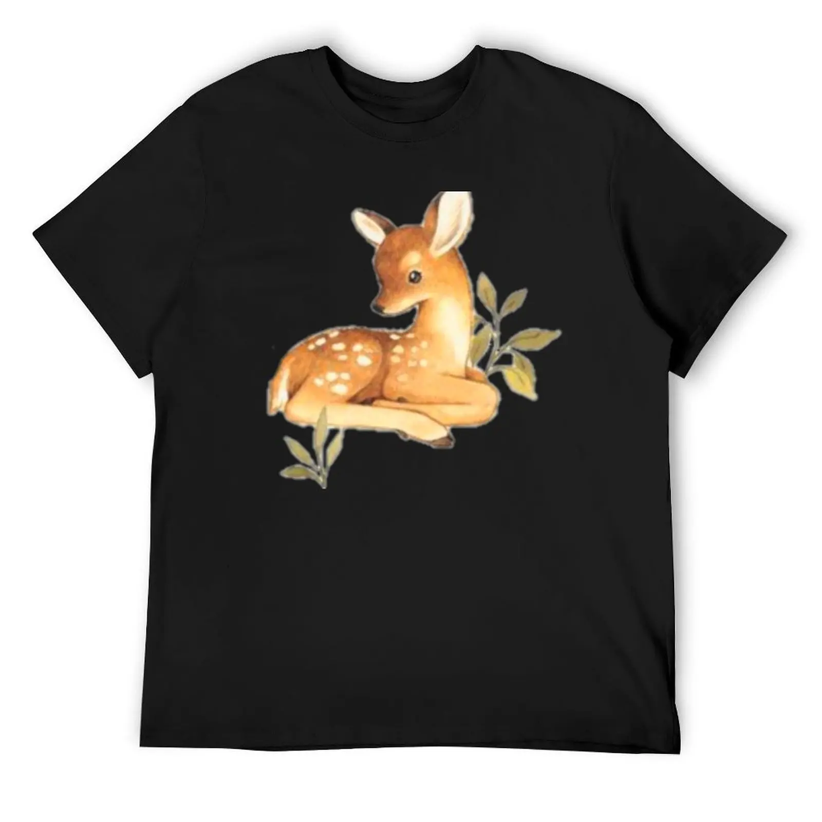 

baby deer T-Shirt valentines clothes baggy shirts plus size tops Short sleeve tee men
