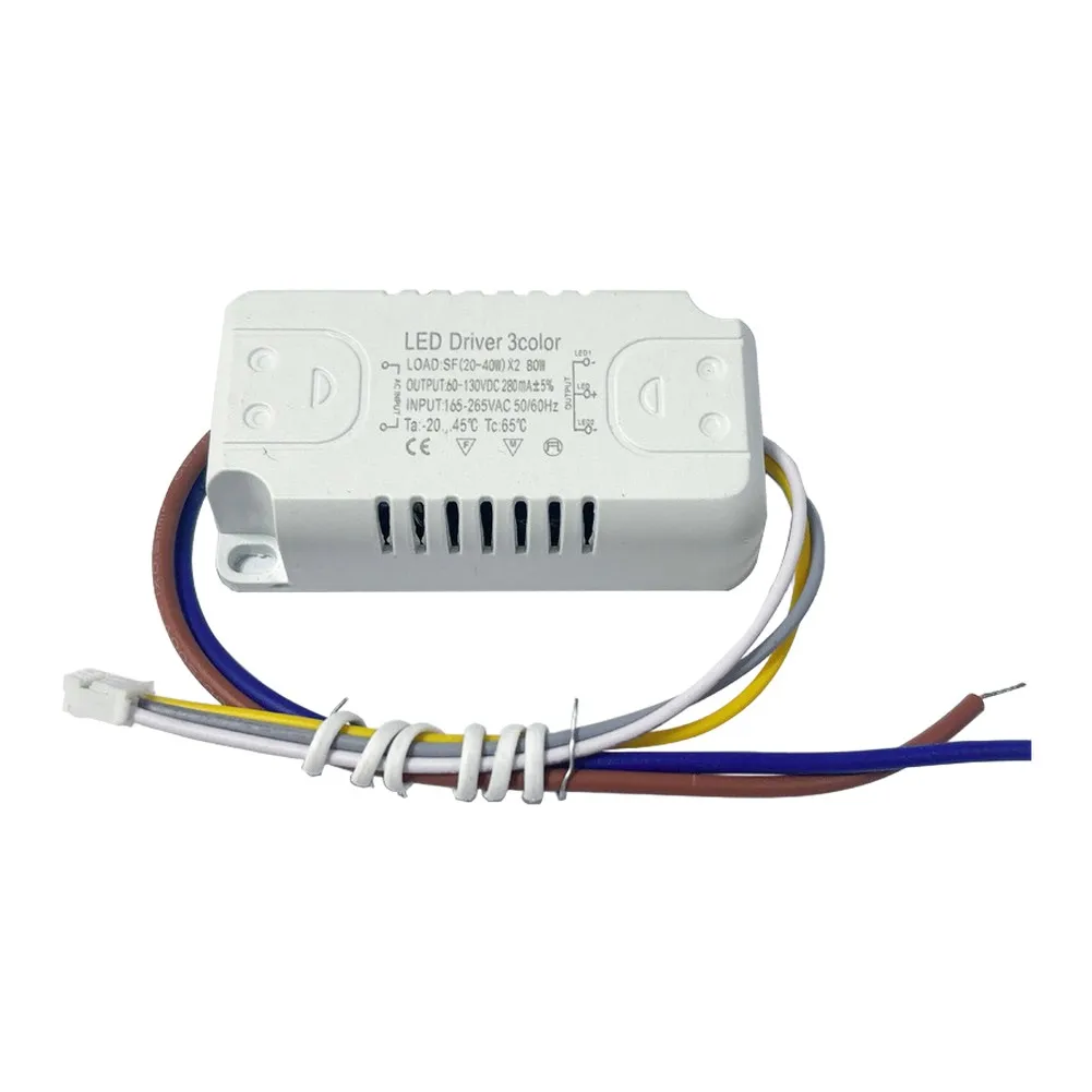 LED Driver for 3-Color Downlight Projects For Transformer-Supporting AC165-265V Input Constant Current Output Design