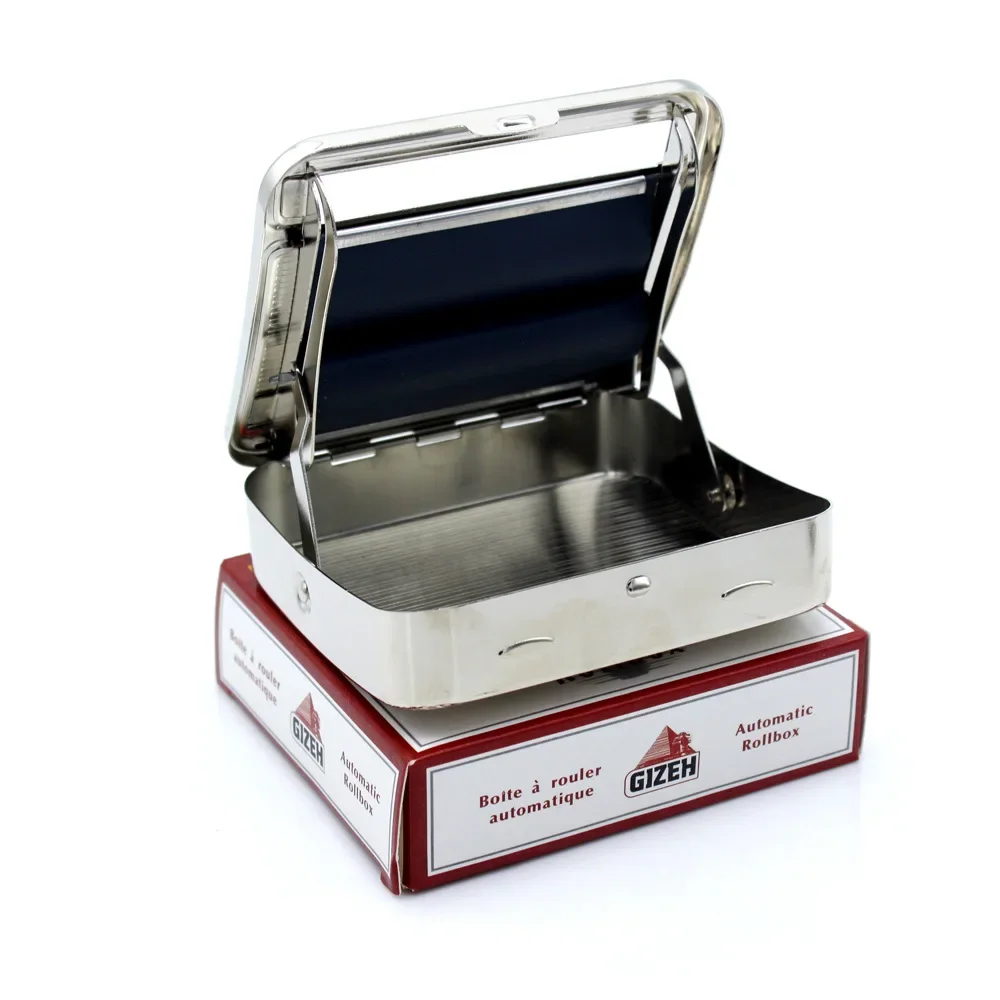 70mm Metal Automatic Cigarette Tobacco Smoking Rolling Machine Roller Box