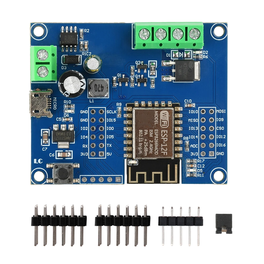 DC 5-80V ESP8266 WIFI Single Relay MOS Switch Control Module ESP-12F Development Board with Micro USB Interface