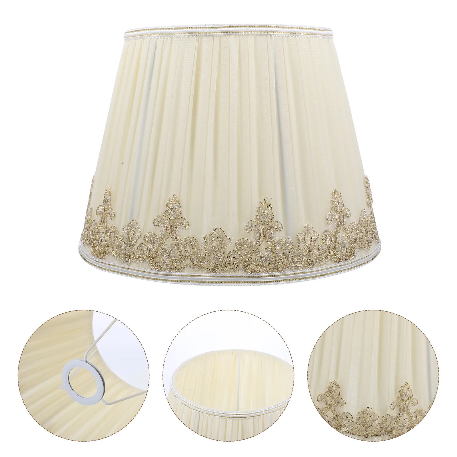 

Chiffon Floor Lamp Shade Light Cover Suitable for Table Bedside Desk Lamps Elegant Soft Lighting Lamp Shade Cloth Lampshade