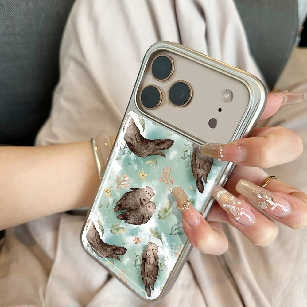 Neue Blumen-Meer-Küsten-Klebstoffhülle für iPhone 15 17 13 Pro Max Phone 11 12 ProMax 14 15 16 Plus Hüllen Stoßfeste Luxus-Coque – Detail 21