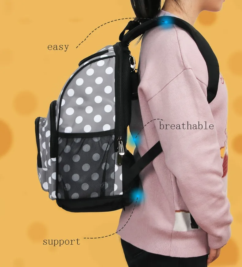 Top Seller 2024 Custom Logo Mommy Baby Bag Travel Waterproof Diaper Bag backpack Multifunctional Baby Bags for Mom