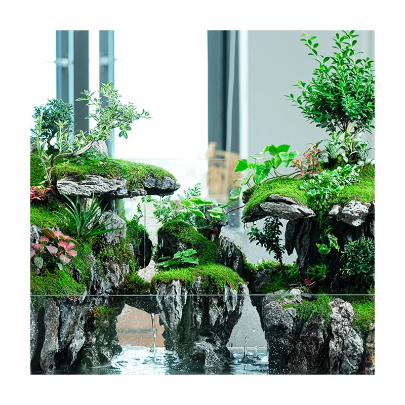 Micro-landscape hydroponics office living room desktop potted plant gift
