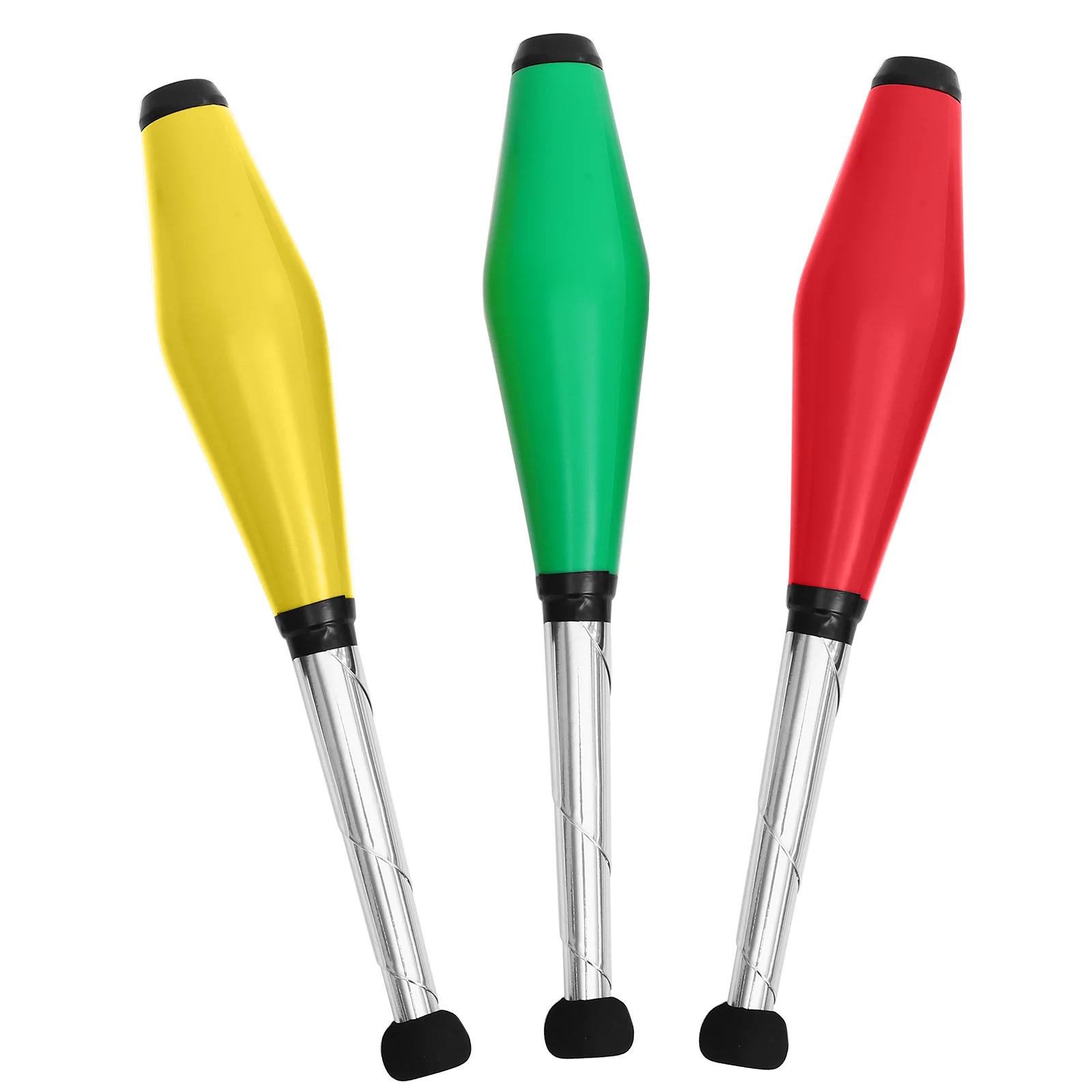 

3 Pcs Juggling Stick The Ring Clubs Sticks Kids Fun Toys Performance Props Pin Turntable Stage Child